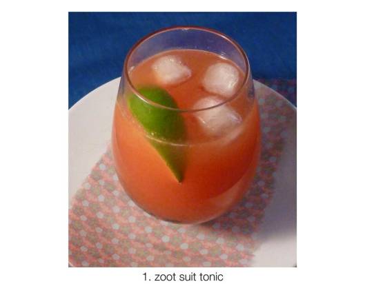 Zoot Suite Tonic Cocktail
